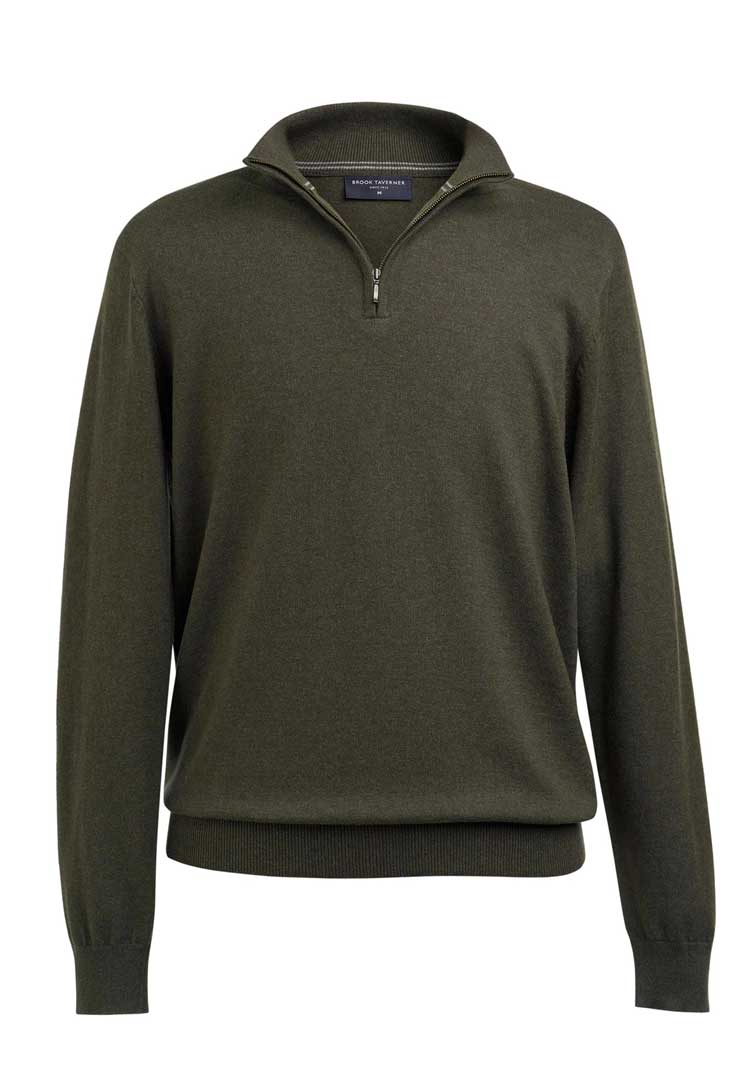 Copenhagen Merino Wool 1/4 Zip Jumper - The Work Uniform Company