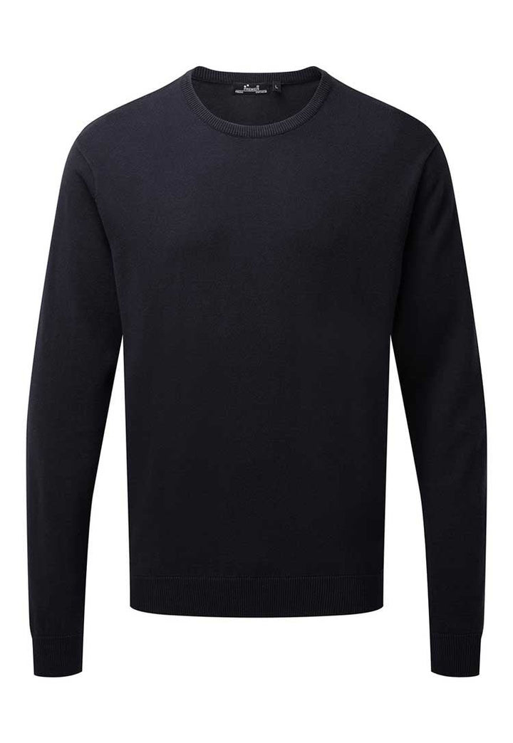 Crew Neck Cotton - Rich Knitted Sweater - The Work Uniform Company