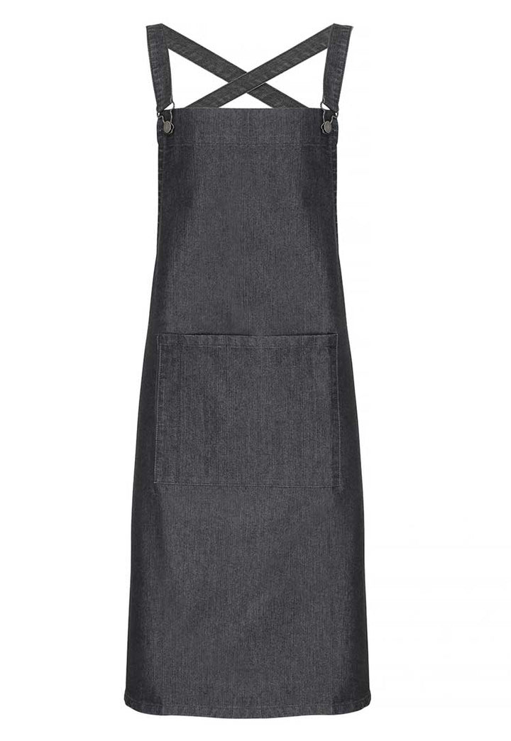 Cross Back 'Barista' Bib Apron PR129 - The Work Uniform Company