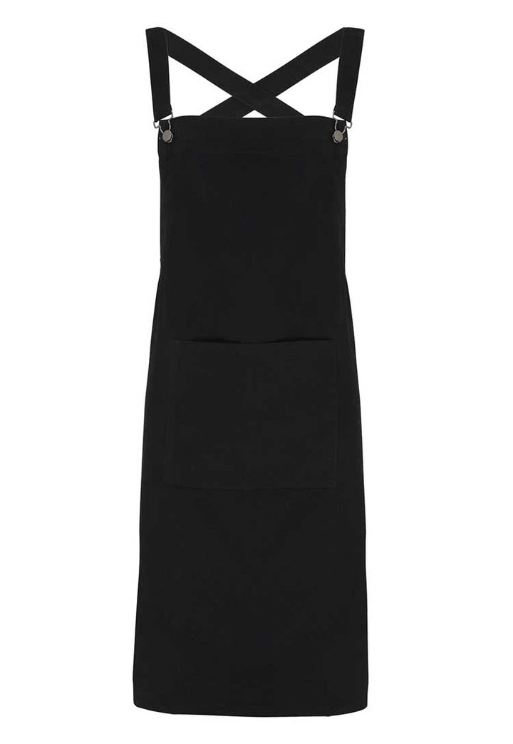 Cross Back 'Barista' Bib Apron PR129 - The Work Uniform Company