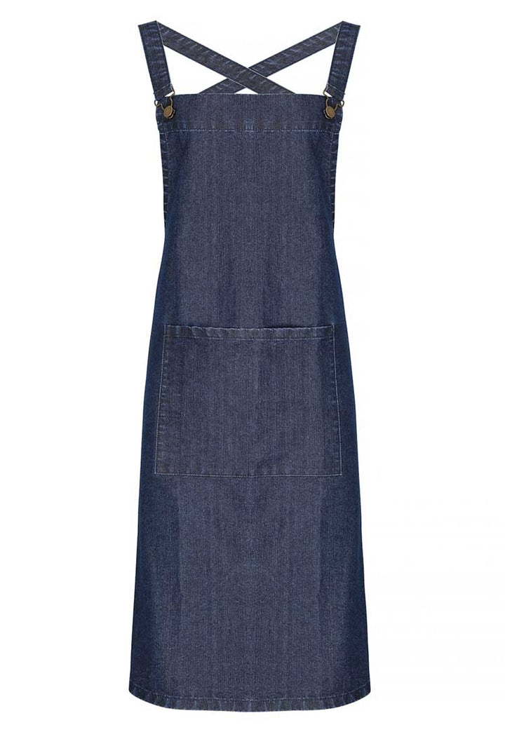 Cross Back 'Barista' Bib Apron PR129 - The Work Uniform Company