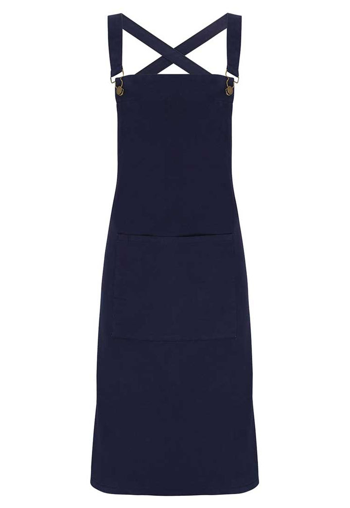 Cross Back 'Barista' Bib Apron PR129 - The Work Uniform Company