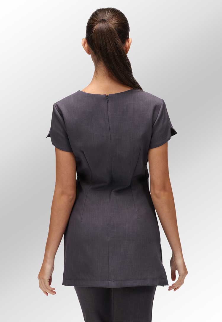 Emma Asymmetrical Tunic - The Work Uniform Company