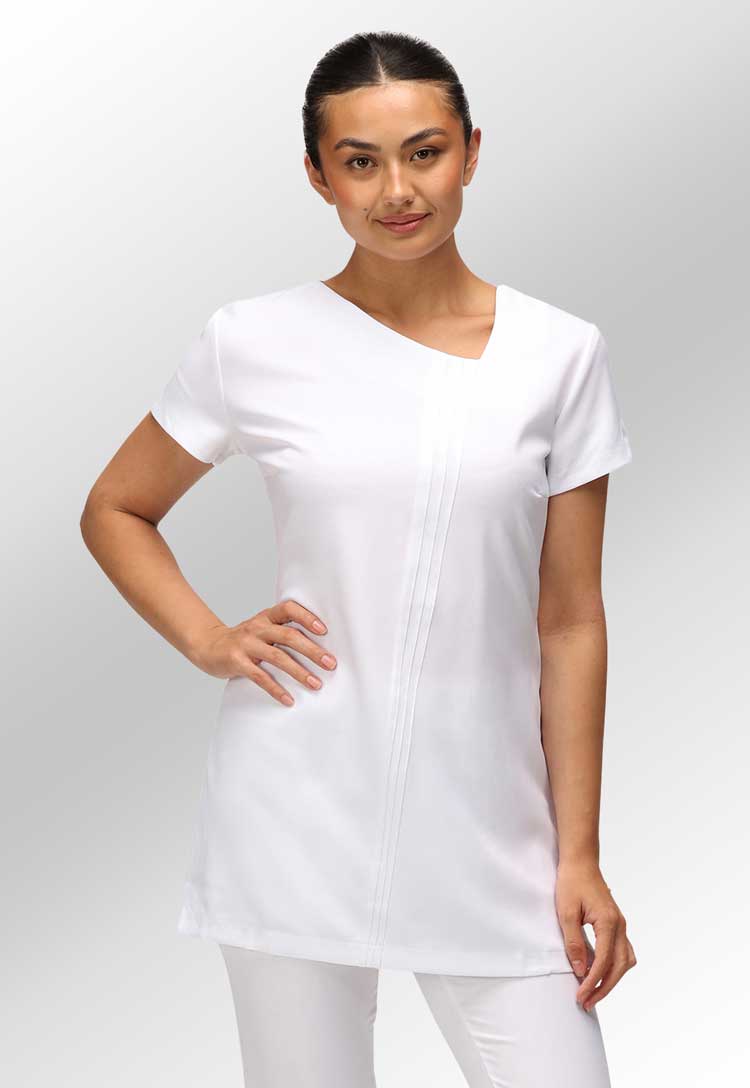 Emma Asymmetrical Tunic - The Work Uniform Company