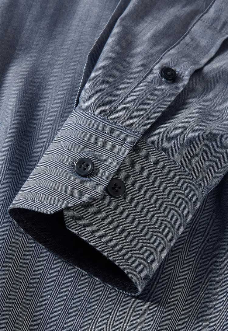 Ennis Houndstooth Tailored Fit Shirt - The Work Uniform Company