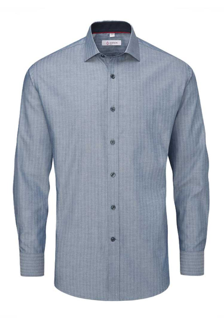 Ennis Houndstooth Tailored Fit Shirt - The Work Uniform Company