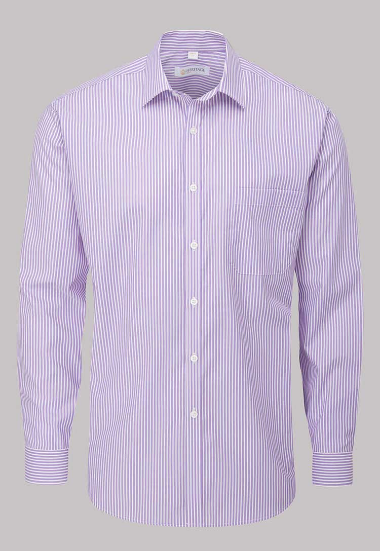 Eskra Stripe Uniform Shirt - The Work Uniform Company