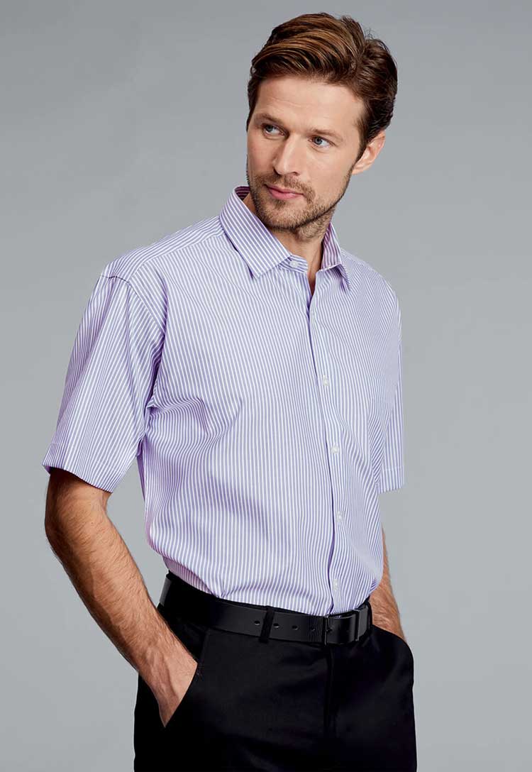 Eskra Stripe Uniform Shirt - The Work Uniform Company