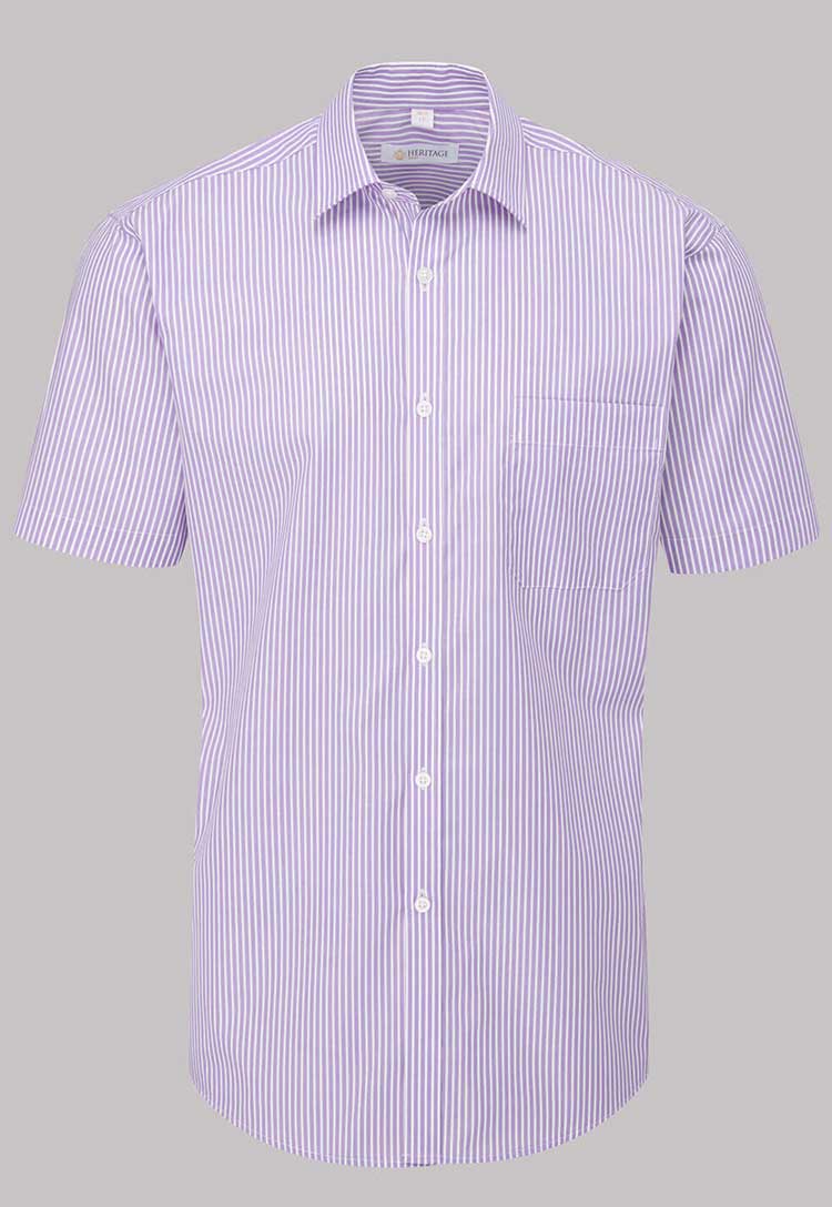 Eskra Stripe Uniform Shirt - The Work Uniform Company