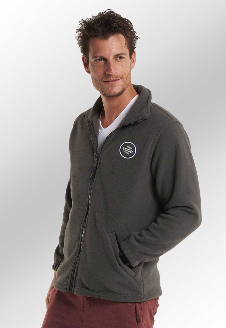 Premium Fleece Jackets - Bundle of 8 with Logos - The Work Uniform Company