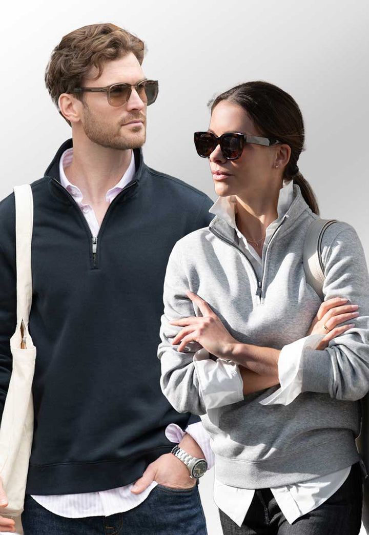 Glendale Unisex 1/4 - Zip Sweatshirt - The Work Uniform Company