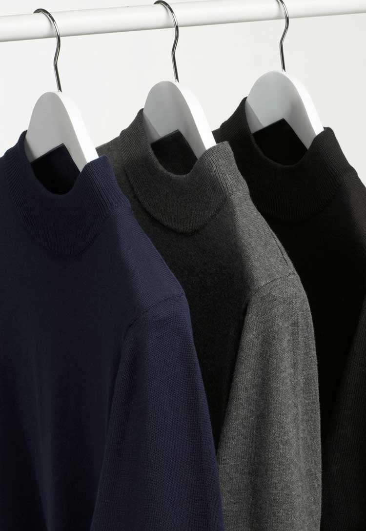 Golden Turtleneck Jumper - The Work Uniform Company
