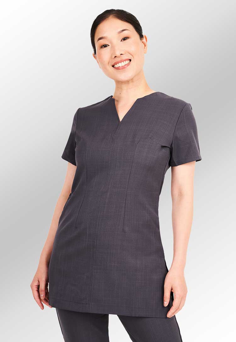 Hayley V Neck Tunic - The Work Uniform Company