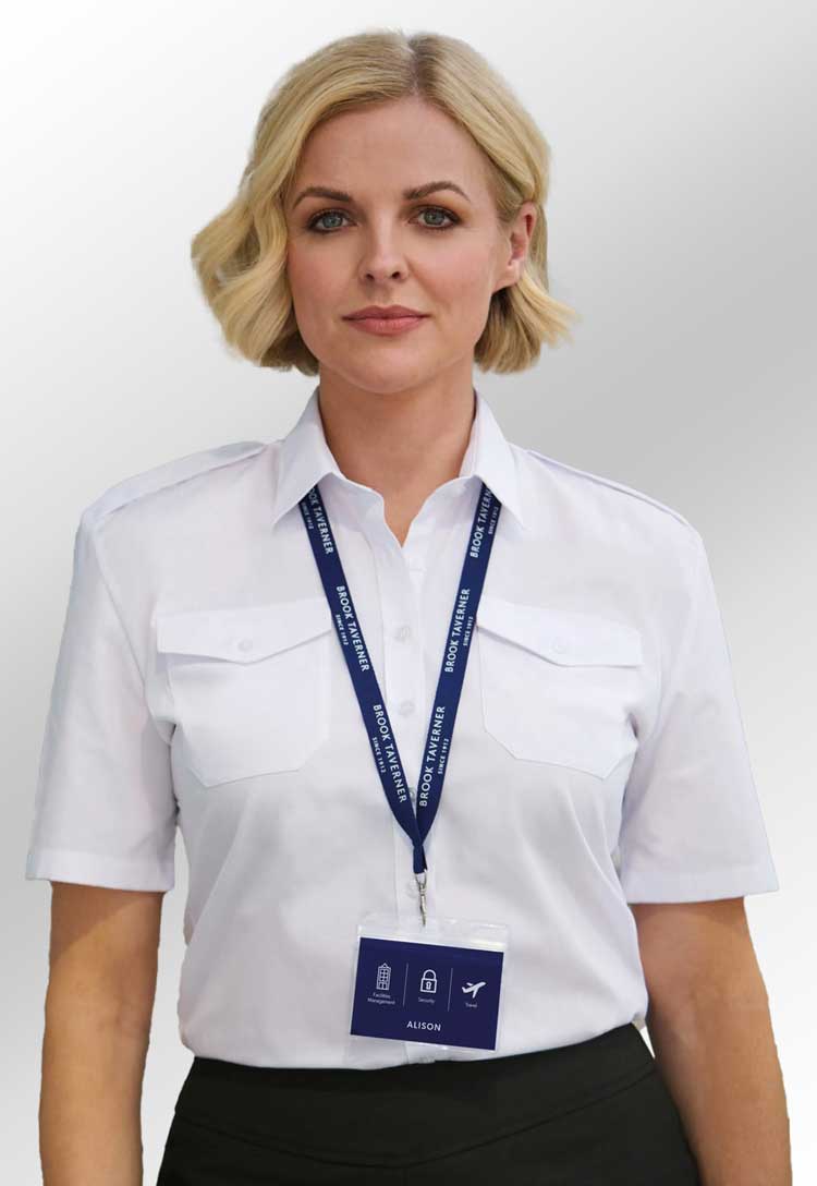 Hestia Ladies Short Sleeve Pilot Shirt - The Work Uniform Company
