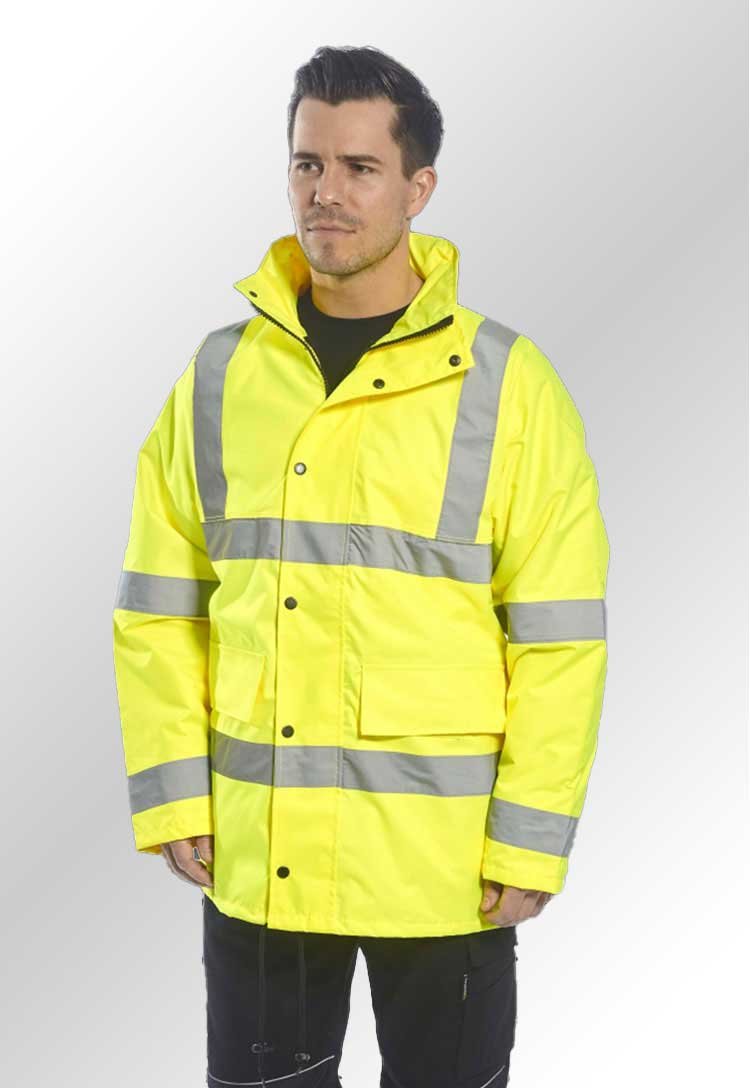 Hi Vis 4 in 1 Traffic Jacket S468 - The Work Uniform Company