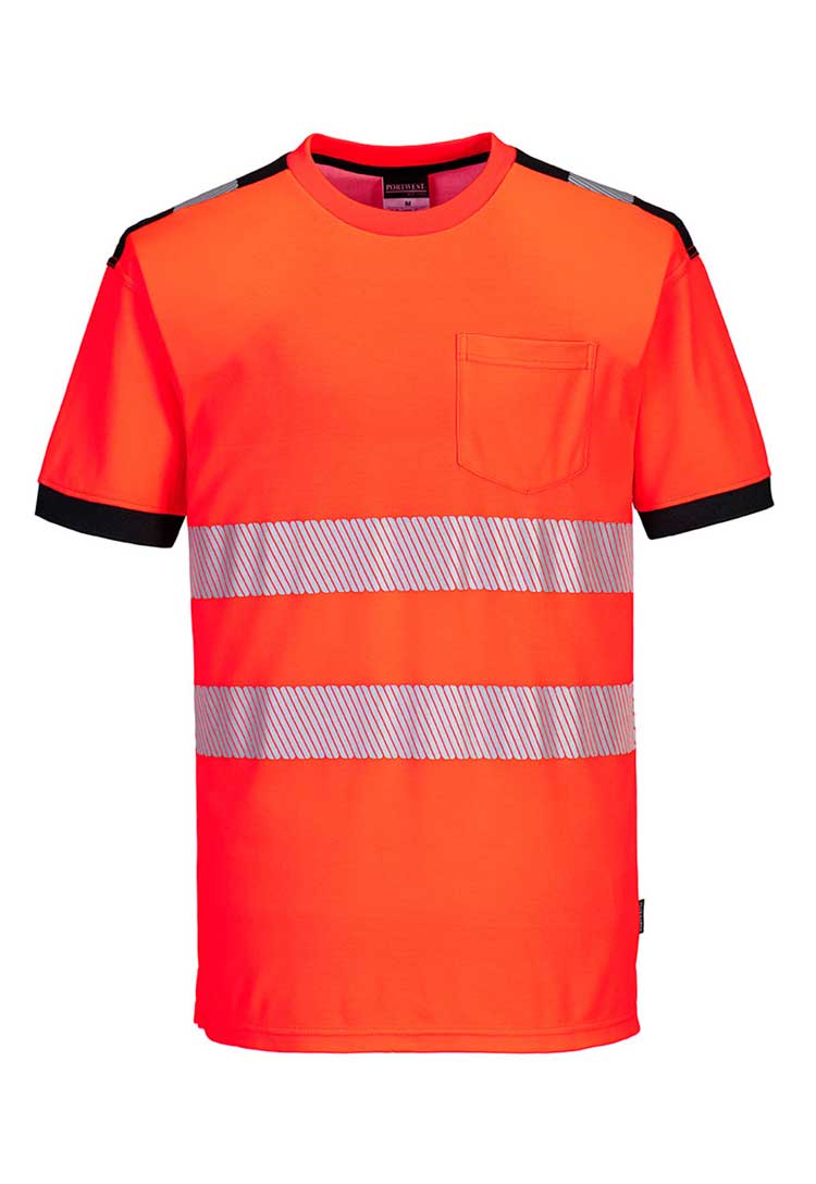 PW3 Hi - Vis Cotton Comfort T-Shirt S/S T181 - The Work Uniform Company