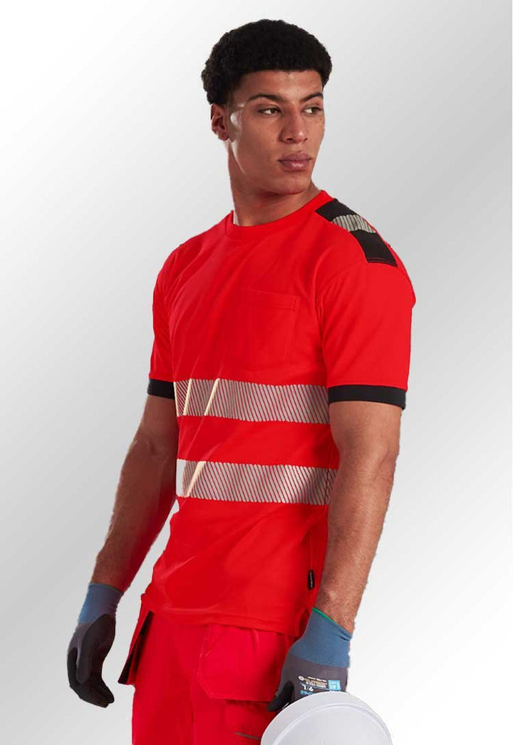 PW3 Hi - Vis Cotton Comfort T-Shirt S/S T181 - The Work Uniform Company