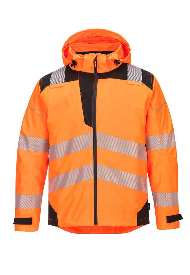 PW3 Hi - Vis Extreme Rain Jacket PW360 - The Work Uniform Company