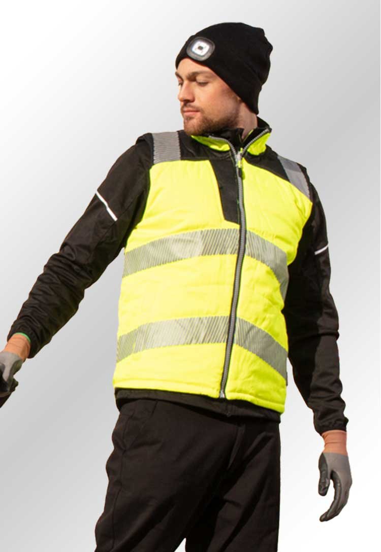 Hi Vis Reversible Bodywarmer PW374 - The Work Uniform Company