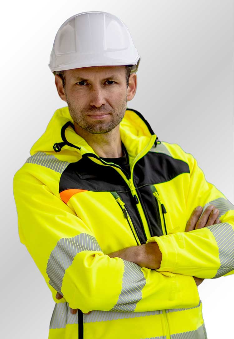 DX4 Hi - Vis Softshell (3L) DX475 - The Work Uniform Company