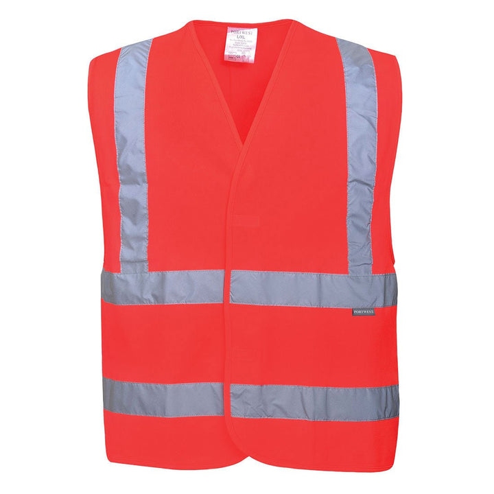 Hi Vis Two Band and Brace Vest C470 - The Work Uniform Company