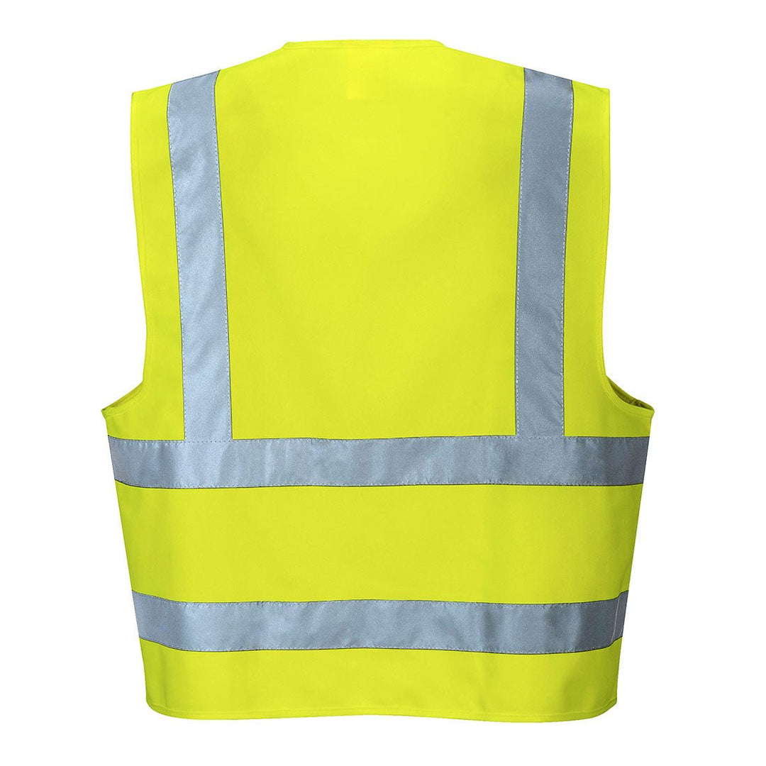 Hi Vis Two Band and Brace Vest C470 - The Work Uniform Company