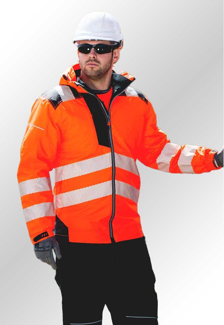 PW3 Hi - Vis Winter Jacket T400 - The Work Uniform Company