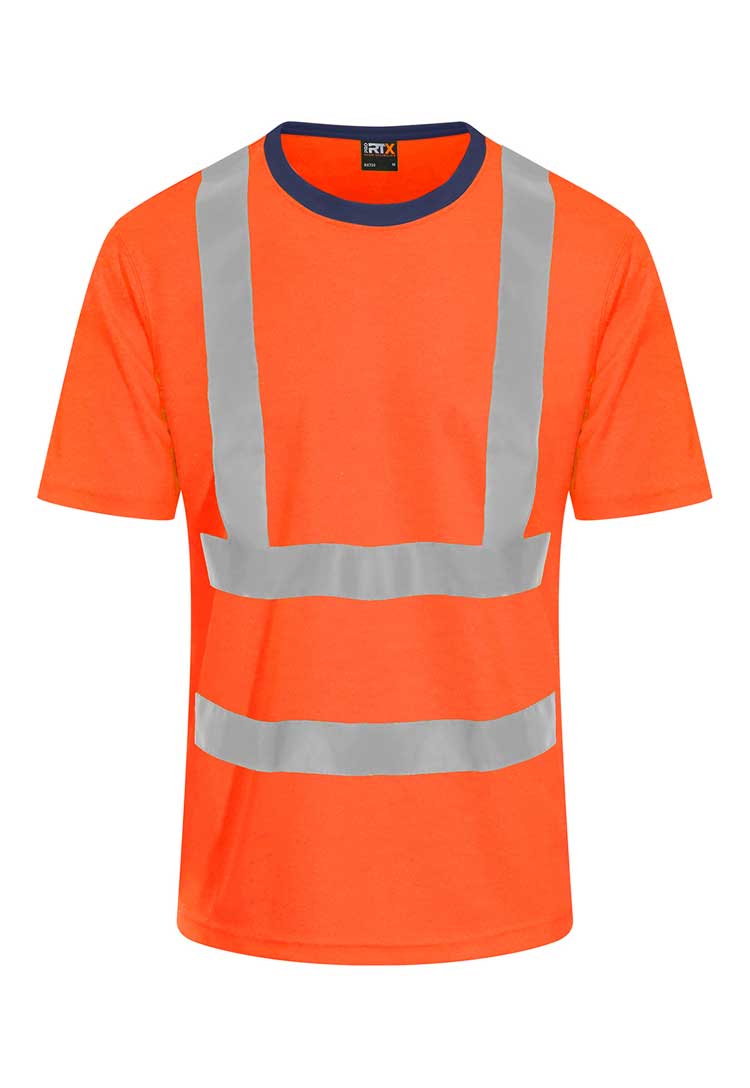Hi Visibility T-Shirt RX720 - Bundle of 8 with Free Logos - The Work Uniform Company