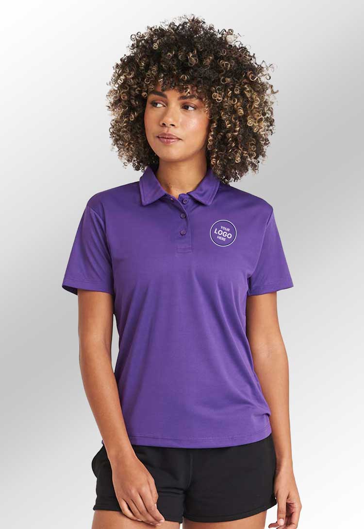 Ladies Cool Polo JC045 - Bundle of 8 with Free Logos - The Work Uniform Company