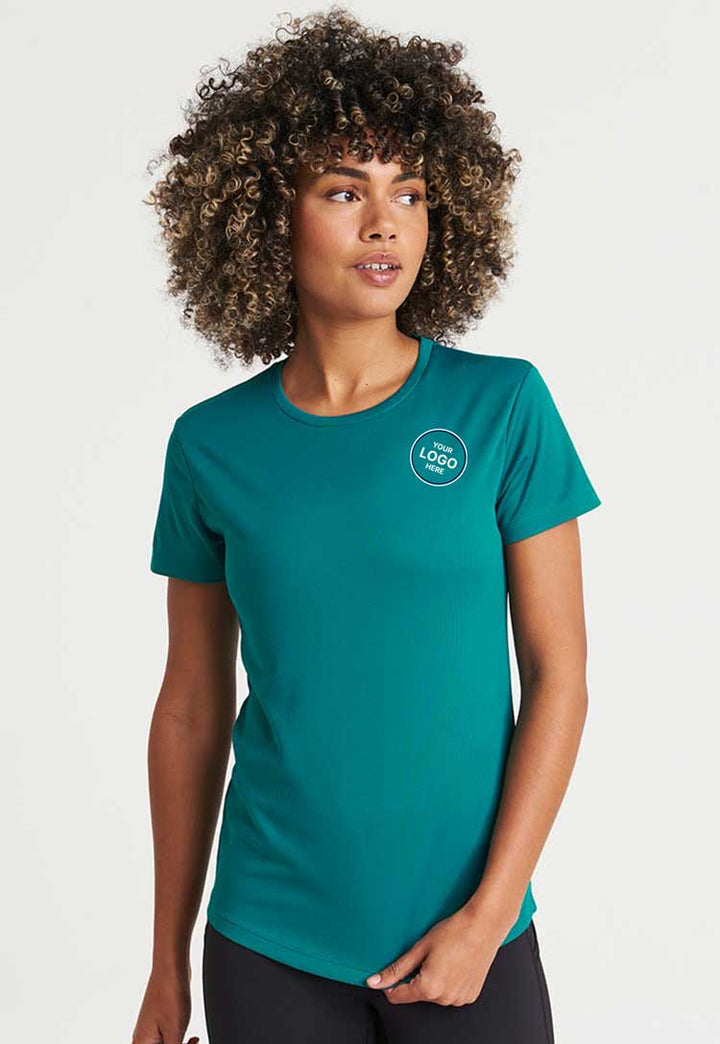 Ladies Cool Tee - Bundle of 8 with Free Logos - The Work Uniform Company