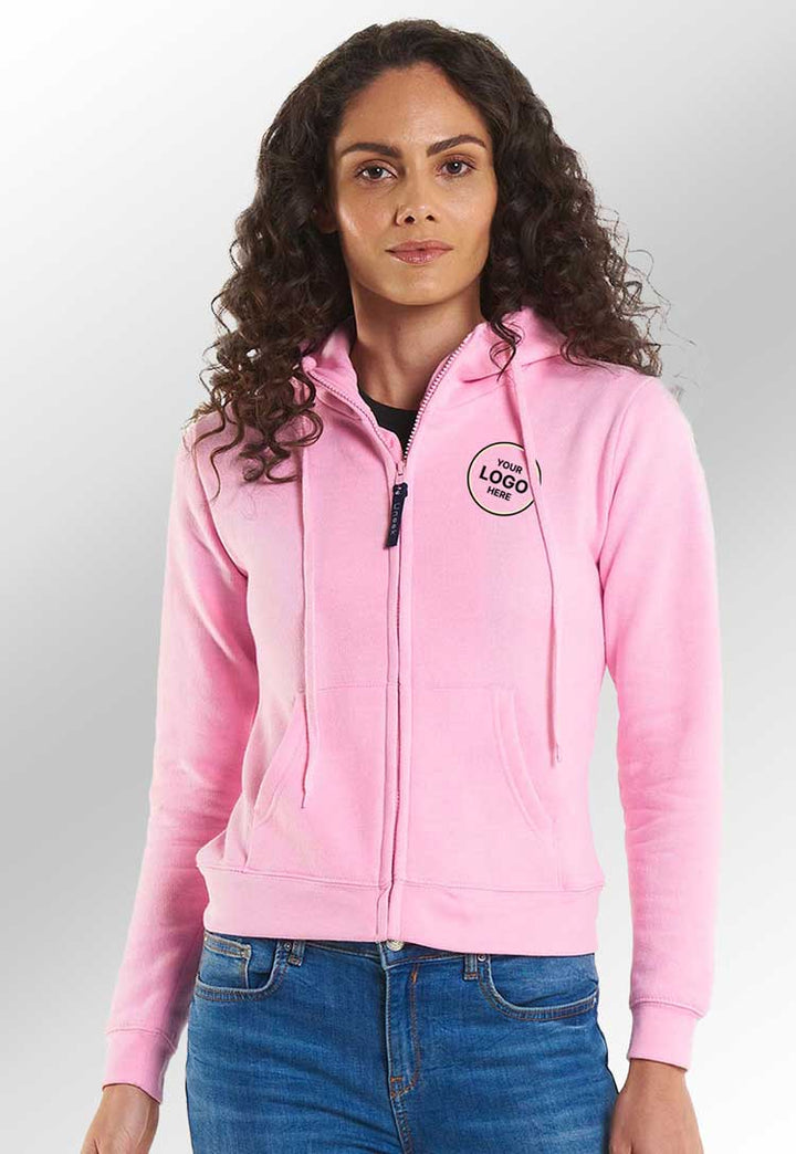 Ladies Hooded Sweatshirt - Bundle of 8 with Free Logos - The Work Uniform Company