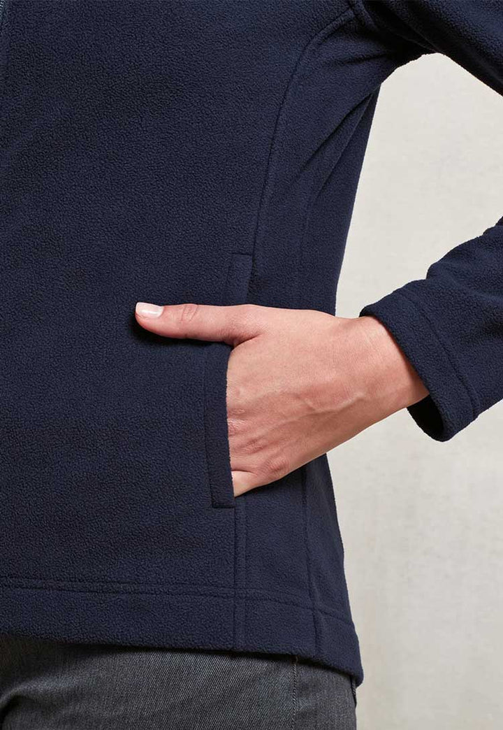 Women’s ‘Recyclight’ Full - zip Microfleece - The Work Uniform Company