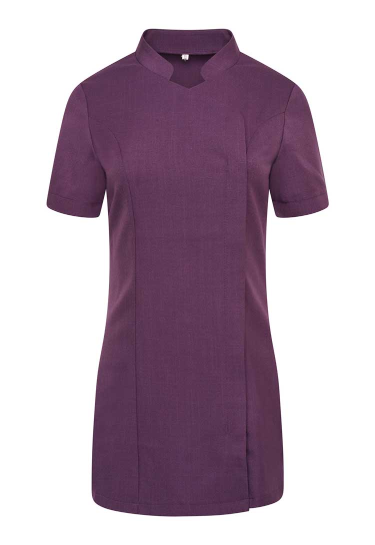Lea Mandarin Collar Tunic - The Work Uniform Company