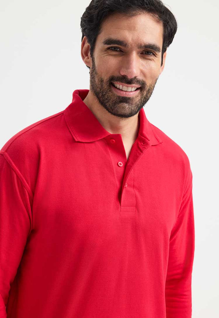 Long Sleeve Polo Shirt UC113 - The Work Uniform Company