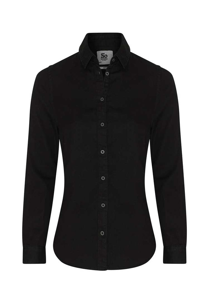 Women's Lucy Denim Shirt - The Work Uniform Company