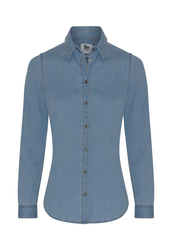 Women's Lucy Denim Shirt - The Work Uniform Company