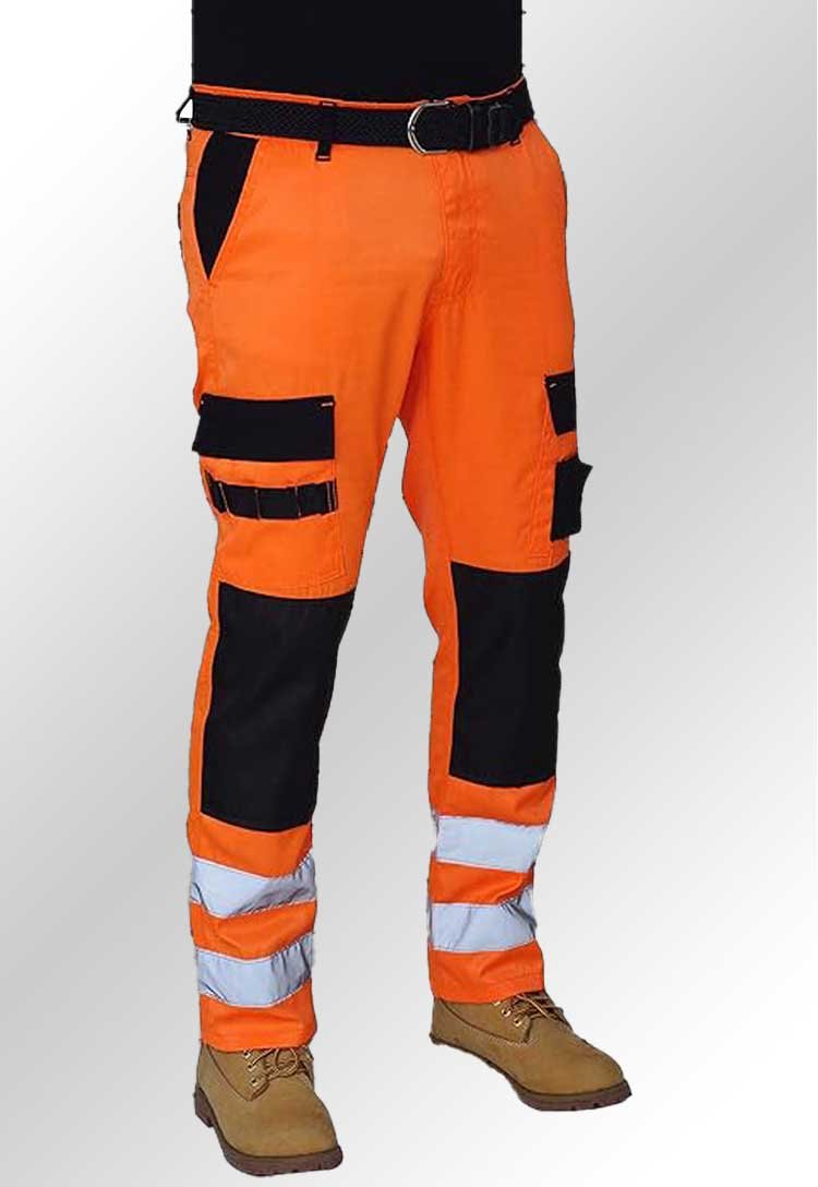 Lyon Hi Vis Trousers TX51 - The Work Uniform Company