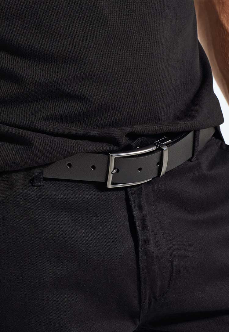 Men's Two - Way Leather Belt AQ904 - The Work Uniform Company