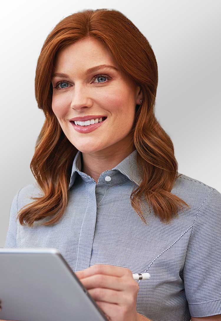 Napoli Blouse - The Work Uniform Company