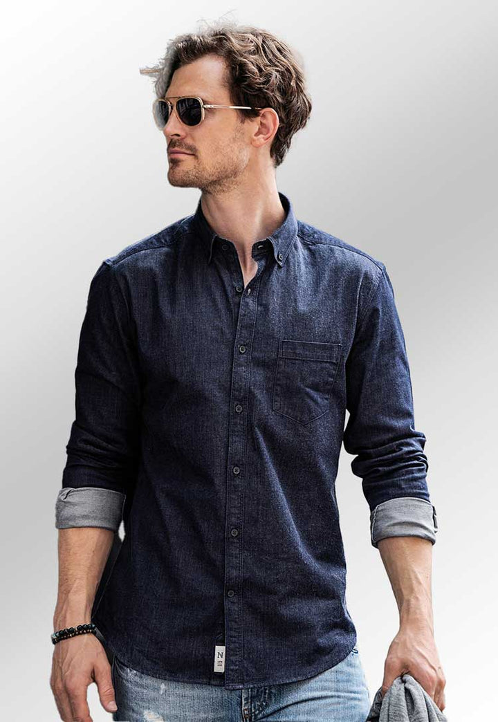 Men’s Torrance Denim Shirt - The Work Uniform Company