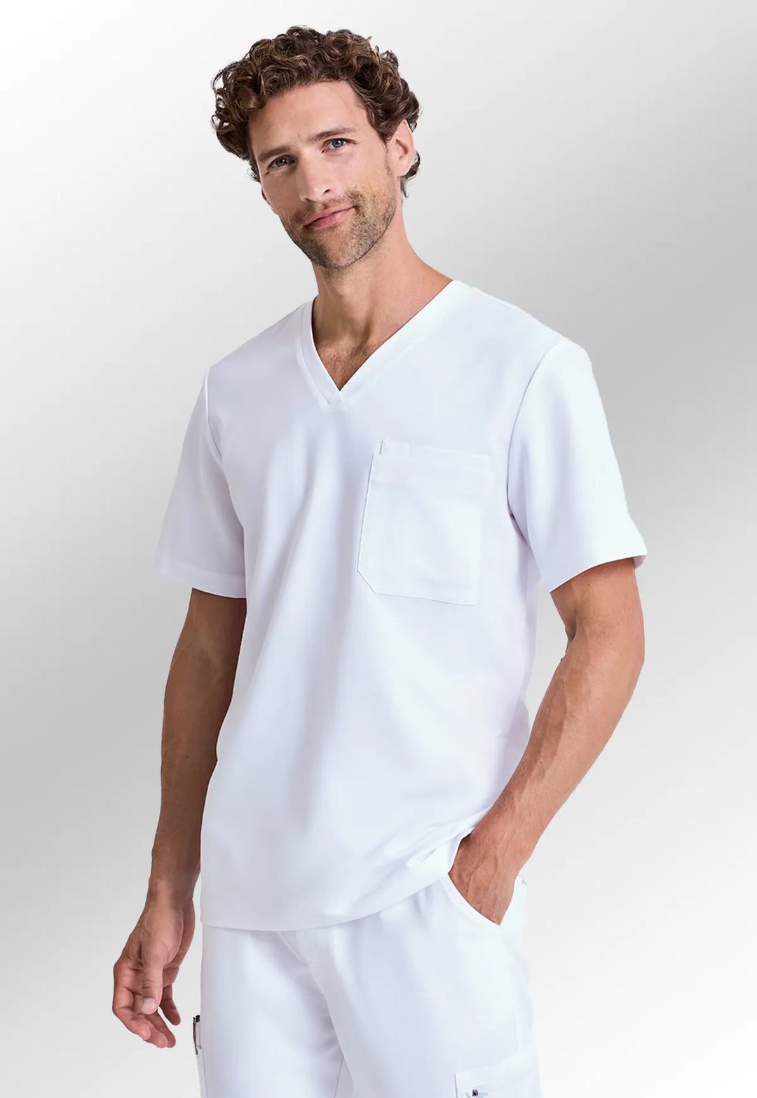Men's Stretch Dental Tunic - The Work Uniform Company