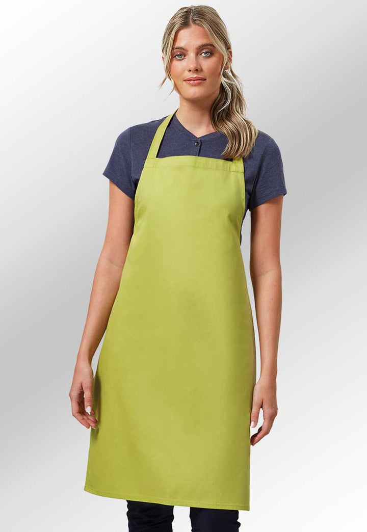 100% Organic Cotton Bib Apron PR102 - The Work Uniform Company