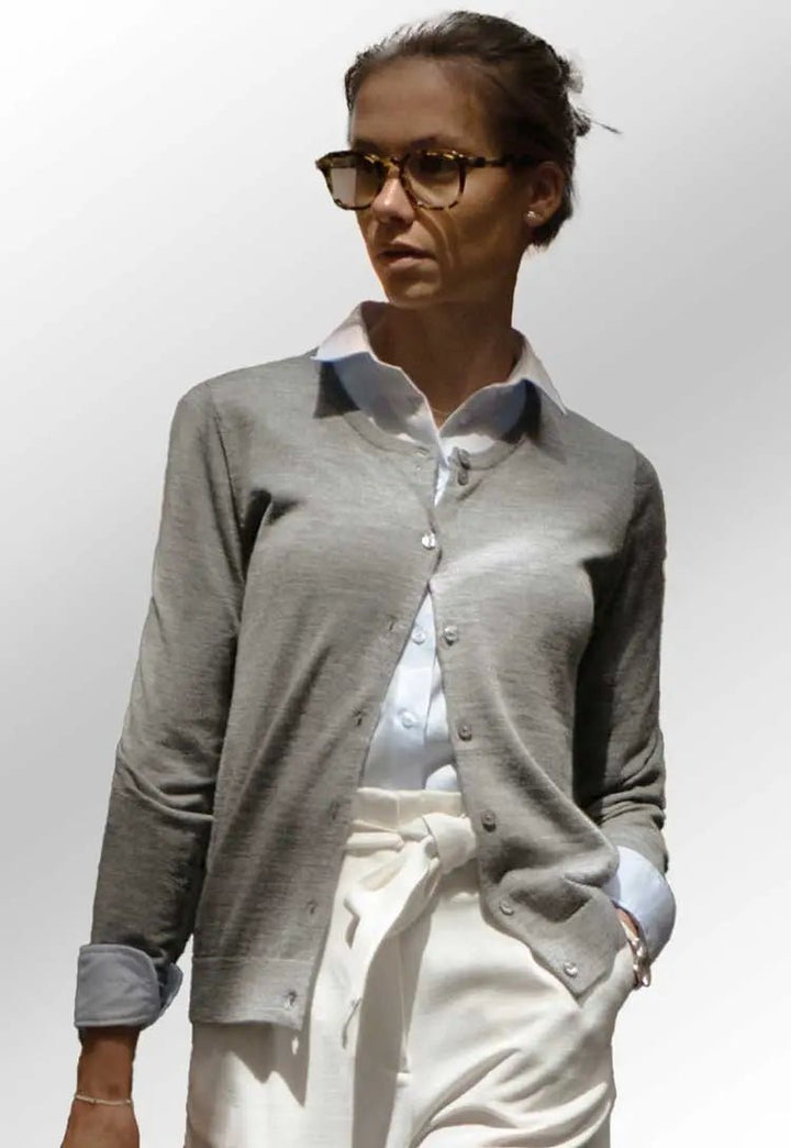 Women’s Phoenix Merino Blend Cardigan - The Work Uniform Company