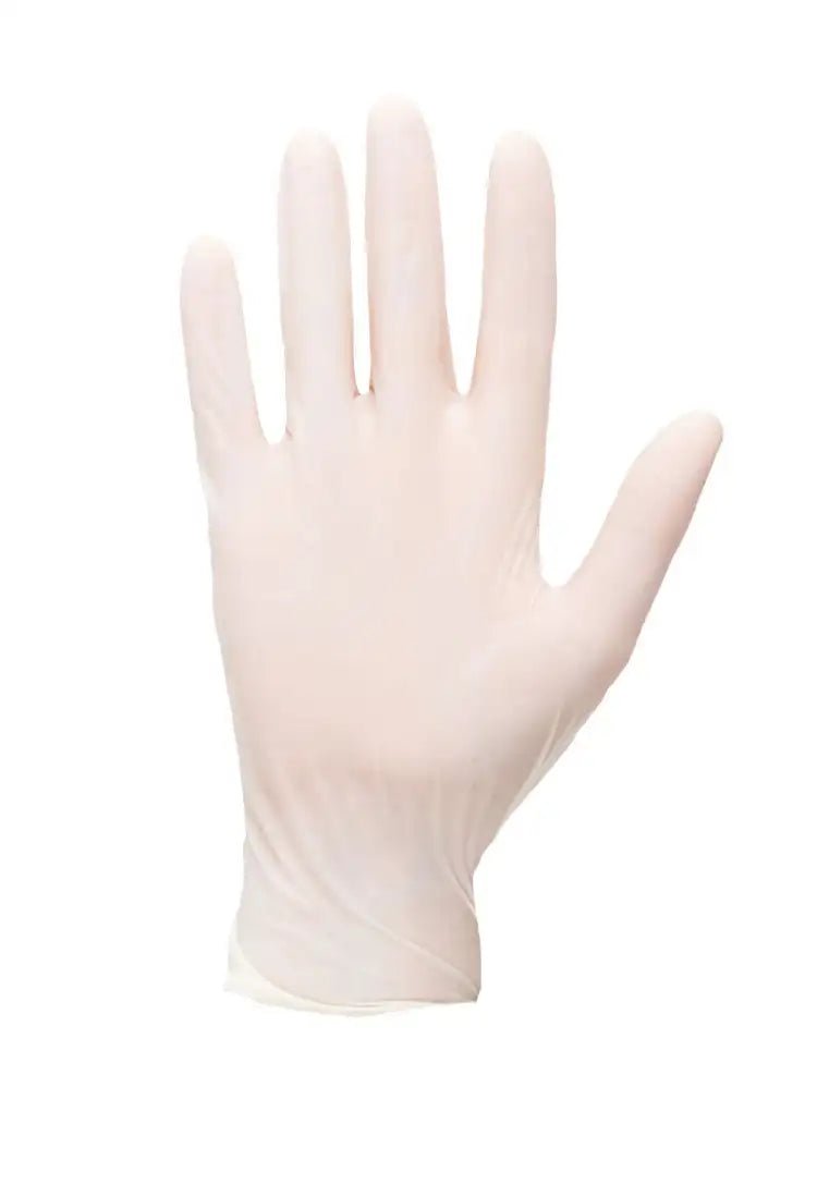 Powdered Latex Disposable Gloves (Box of 100) - The Work Uniform Company