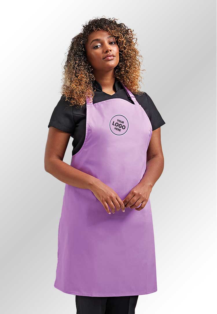 Bib Apron PR150 - Bundle of 8 with Free Logo - The Work Uniform Company