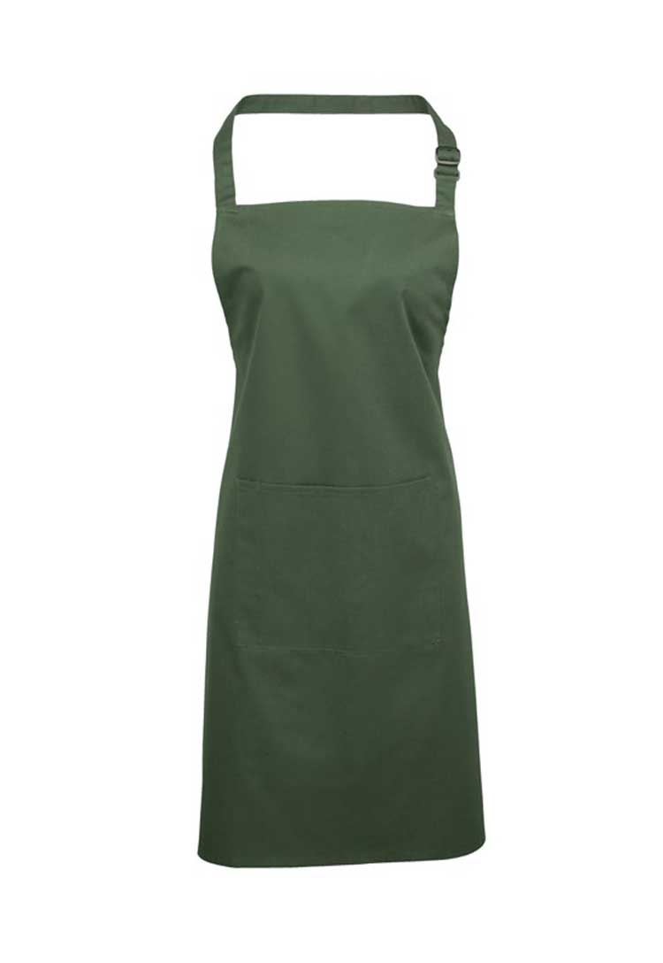 Bib Apron With Pocket PR154 - The Work Uniform Company