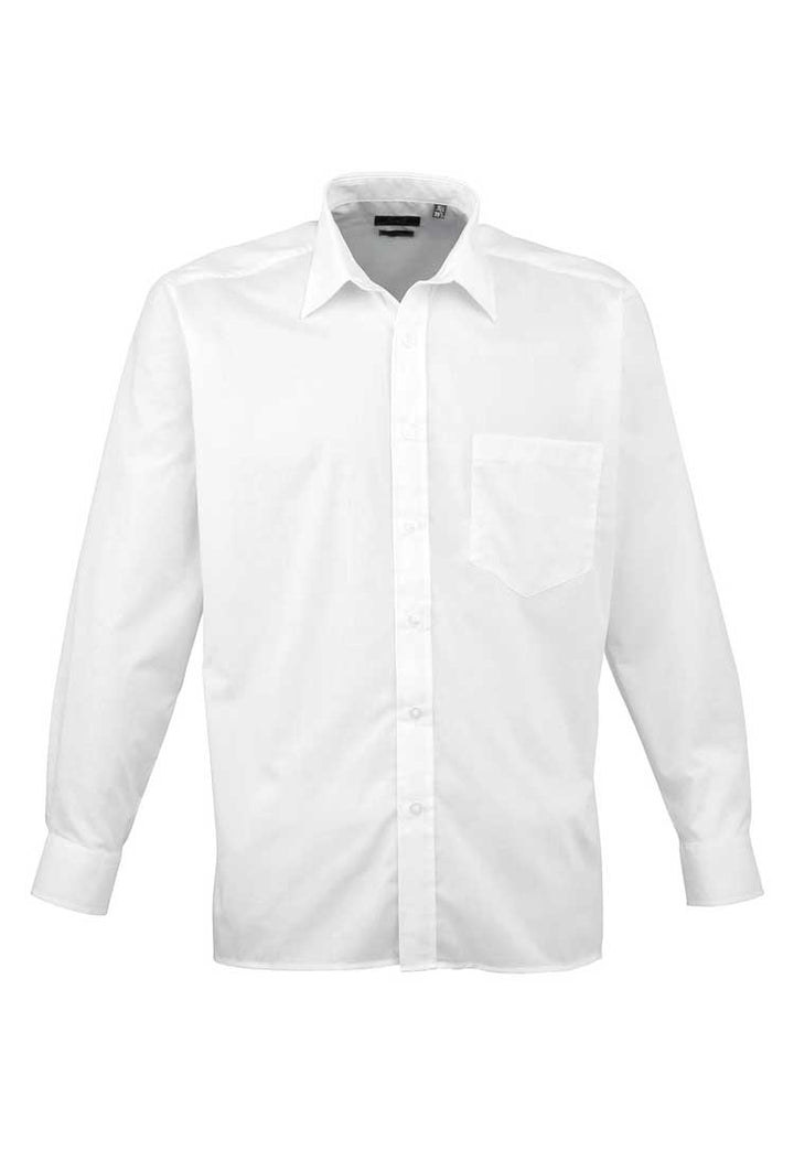 Men's Poplin Shirt - Bundle of 8 with Free Logos - The Work Uniform Company