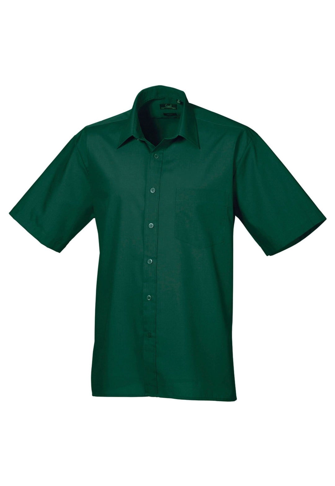 Men's Vibrant Short Sleeve Poplin Shirt - The Work Uniform Company