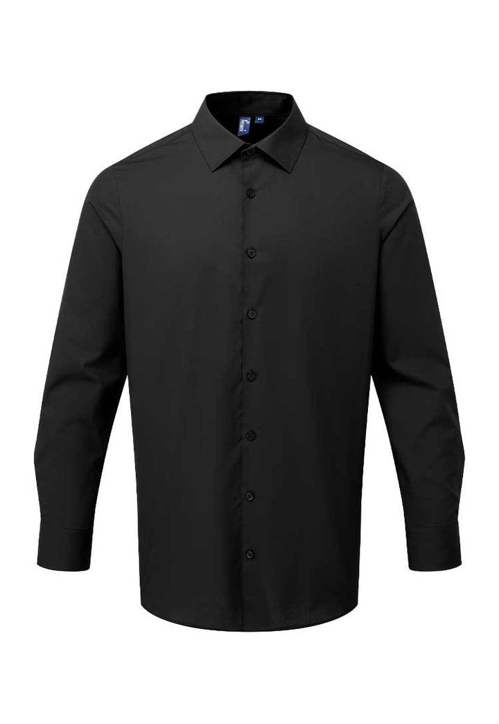 Men's Long Sleeve 'Recyclight' Poplin Shirt - The Work Uniform Company