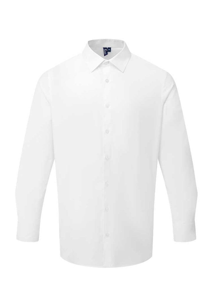 Men's Long Sleeve 'Recyclight' Poplin Shirt - The Work Uniform Company